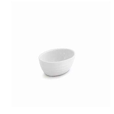 Bowl oval em cermica Jomafe Gourmet 15cm branco