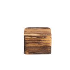 Saleiro de cozinha em madeira Monte Novo 380g 11,5x8,5cm