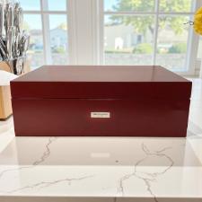 Faqueiro de Luxo Fracalanza Victorian 130 Peas: Ao Inox com Detalhe em Ouro