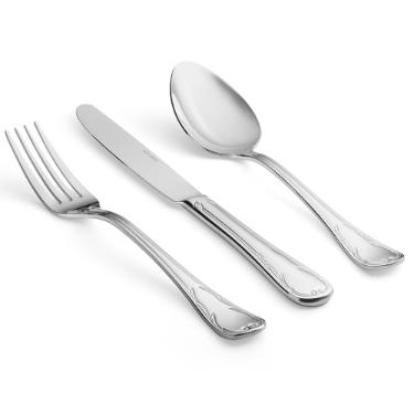 Faqueiro em prata Saint James Royale 48 pe�as: Uma heran�a de requinte e tradi��o