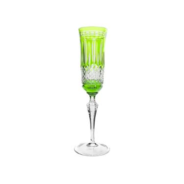 Taa de champanhe em cristal Strauss 240ml verde claro