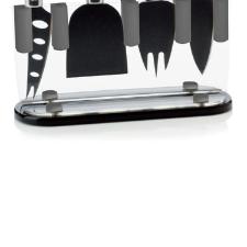 Jogo facas para queijo inox Kenya 5 peas preto