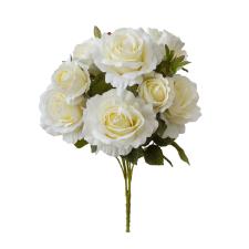 Buqu de rosas 10 flores Brilliance Diana 45cm branco