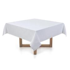 Toalha de mesa Karsten Vilares 1,80mx1,80m Branco