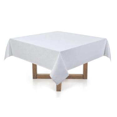 Toalha de mesa Karsten Vilares 1,80mx1,80m Branco