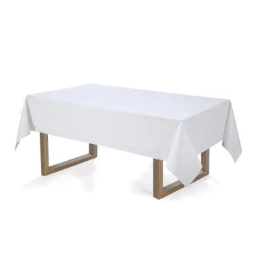 Toalha de mesa Karsten Vilares 1,60mx2,20m Branco