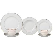 Jogo de jantar em porcelana L'hermitage Majesty Gold 42 peas para 6 pessoas