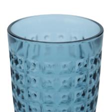 Jogo de copos em vidro L'Hermitage Chevalier 355ml 6 peas azul