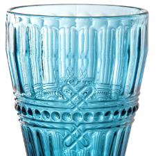 Jogo de taas em vidro L'Hermitage Fratello 330ml 6 peas azul