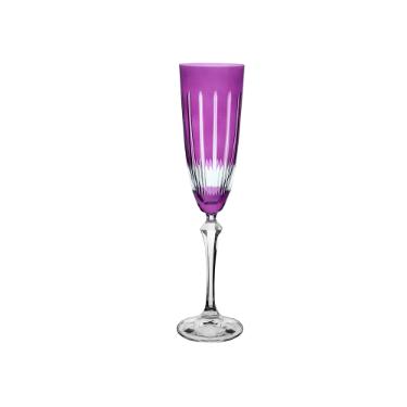 Taa para champanhe em cristal L'Hermitage Elizabeth 200ml violeta