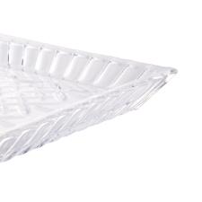 Travessa em cristal com p Wolff Lys 34x17x11cm