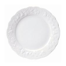 Prato raso em porcelana Limoges Califrnia 26,5cm branco