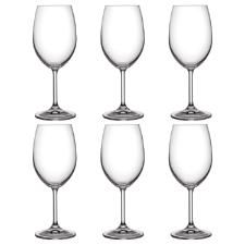 Jogo de ta�as vinho branco em cristal Bohemia Anna 350ml 6 pe�as