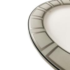 Jogo de pratos rasos em porcelana Strauss Rings 28cm 6 peas