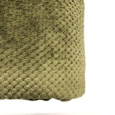 Manta Domani Plush Jacquard 2,20mx2,50m queen Olive