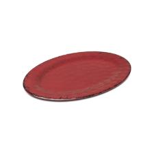 Prato oval em melamina Haus Marselha 40,5cm vermelho