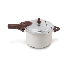 Panela de presso com induo Brinox Pressure 4,2 litros vanilla