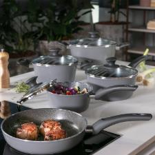 Caarola Brinox Optima 20cm 2,1L revestimento cermico stone, alumnio 4,5mm e Induo, PFOA Free