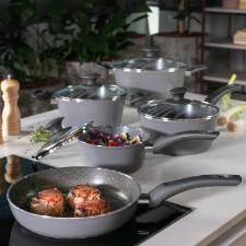 Panela Brinox Optima 20cm 2,1L revestimento cermico stone, alumnio 4,5mm e induo, PFOA Free