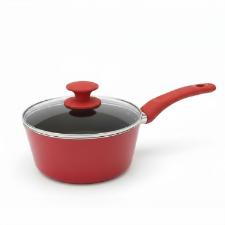 Panela Brinox Optima 16cm 1L Cermica Vermelha, Alumnio 4,5mm Induo, PFOA Free e Saudvel