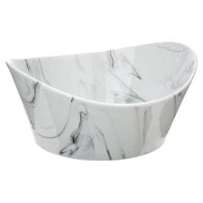 Bowl em porcelana Haskraft Marble 24,8cm