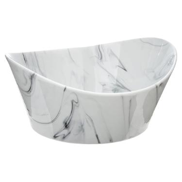 Bowl em porcelana Haskraft Marble 24,8cm