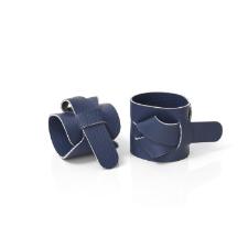 Jogo de argolas para guardanapos em PVC Copa&Cia Ravena 2 peas azul