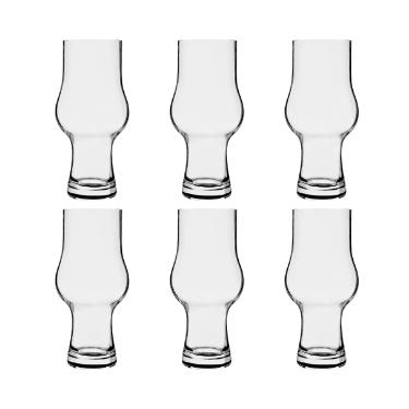 Jogo de copos cerveja em cristal Strauss IPA 104.695 400ml 6 peas