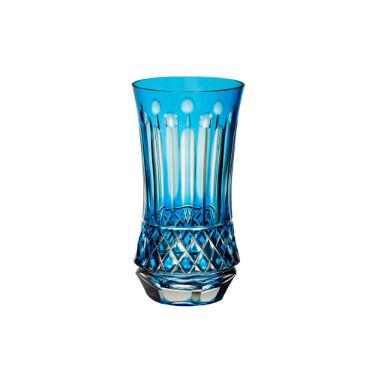 Copo em cristal Strauss Overlay Long Drink 131.142.069 400ml azul claro
