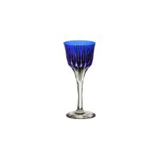 Taa de licor em cristal Strauss Overlay 225.105.150 60ml azul escuro