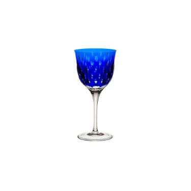 Taa de licor em cristal Strauss Overlay 225.105.152 60ml azul escuro