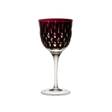 Taa para vinho tinto em cristal Strauss Overlay 225.102.152 370ml ametista