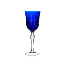 Taa para vinho tinto em cristal Strauss Overlay 237.102.150 350ml azul escuro