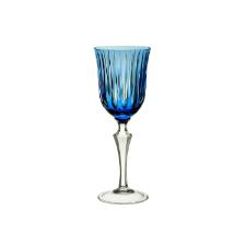 Taa para vinho branco em cristal Strauss Overlay 237.103.150 310ml azul claro