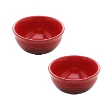 Jogo de bowls em cermica Wolff Retr 14x47 2 peas vermelho