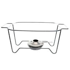 Rechaud retangular em porcelana com queimador Dynasty 2,2 litros branco