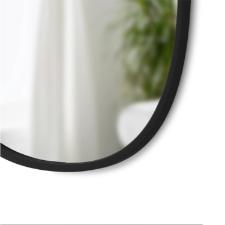 Espelho de parede oval Umbra Hub 46x61cm preto