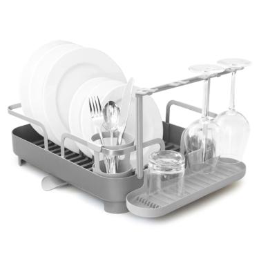 Escorredor de louas em plstico Umbra Holster 42x34x15cm carvo