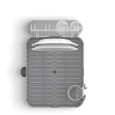 Escorredor de louas em plstico Umbra Holster 42x34x15cm carvo