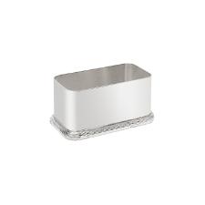 Porta-adoante retangular em prata Silverlux Crois 8,5x4cm