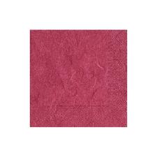 Jogo de guardanapos em papel Paper Design Pure Red 33x33cm 20 peas