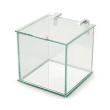Caixa em vidro e alumnio com fundo espelhado Forma Collection 15,5x15,5x15,5cm