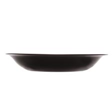 Prato fundo em vidro Arcopal Apalino Carine 21cm black