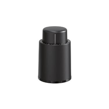 Tampa para garrafa de vinho em plstico Kenya 7cm preta