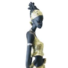 Estatueta de resina Elby Mulher africana 35cm
