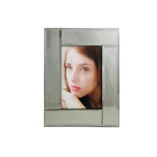 Porta-retratos de vidro MCD Elby 10x15cm espelhado V10-356