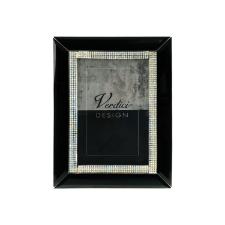 Porta-retratos de vidro MCD Elby Ivy 13x18cm espelhado preto