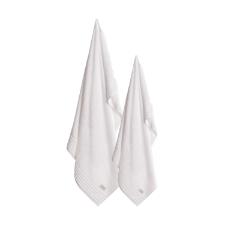 Jogo de toalhas Trussardi Imperiale 2 peas 70cmx1,40m Branco