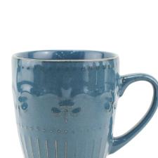 Caneca em porcelana L'Hermitage La Fleur 320ml azul