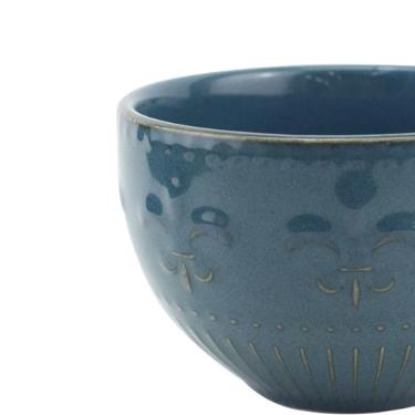 Bowl em porcelana L'Hermitage La Fleur 240ml azul